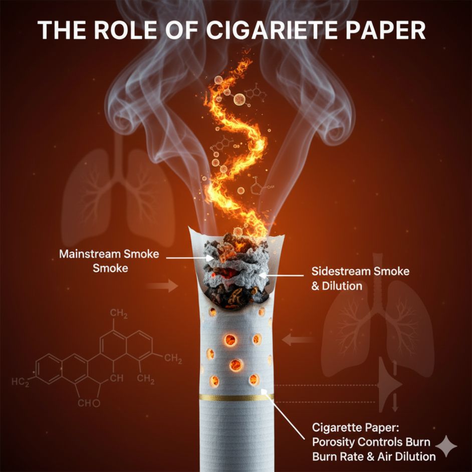 The Role of Cigarette Paper in Tobacco Combustion