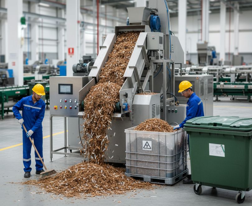 Tobacco Waste Management in Manufacturing Plants