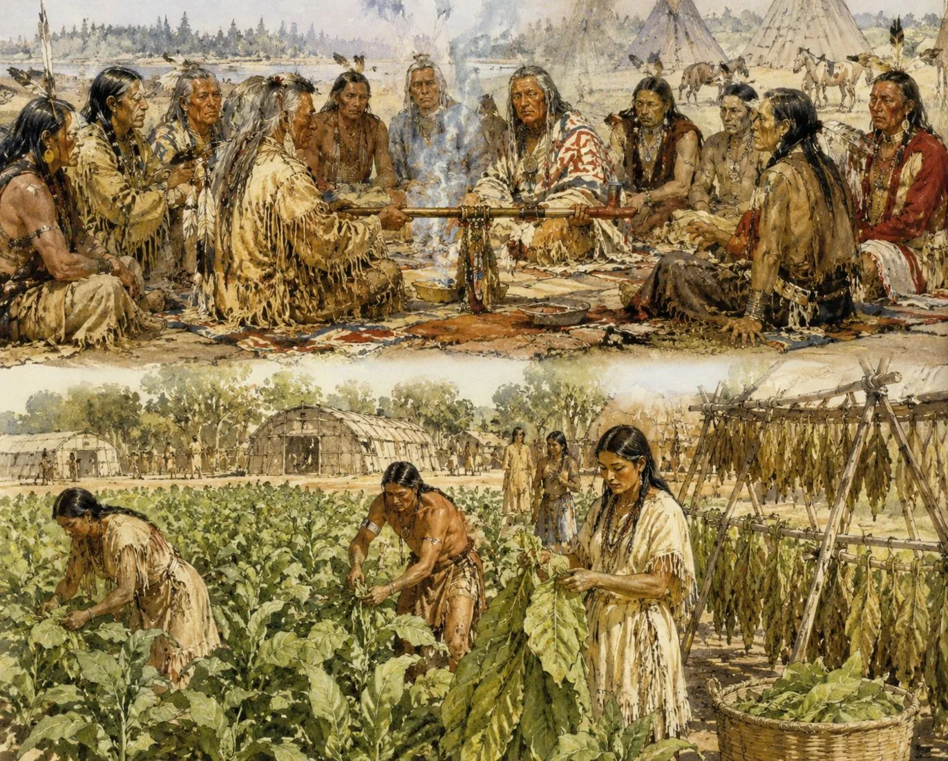 Before Jamestown Native American Origins of Tobacco